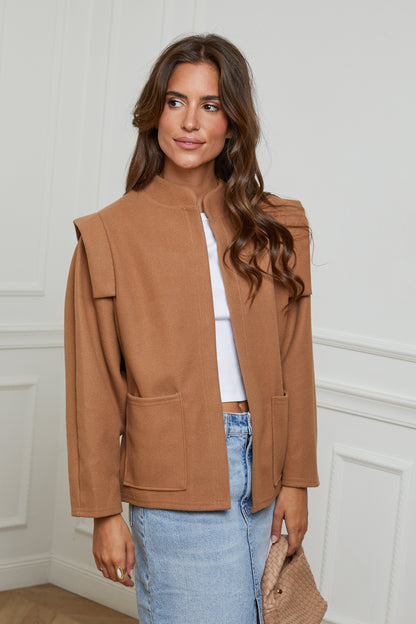 Veste à épaulettes
