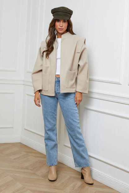 Veste à épaulettes