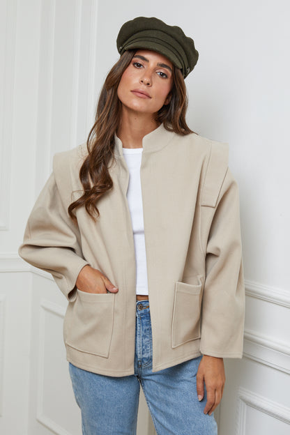 Veste à épaulettes