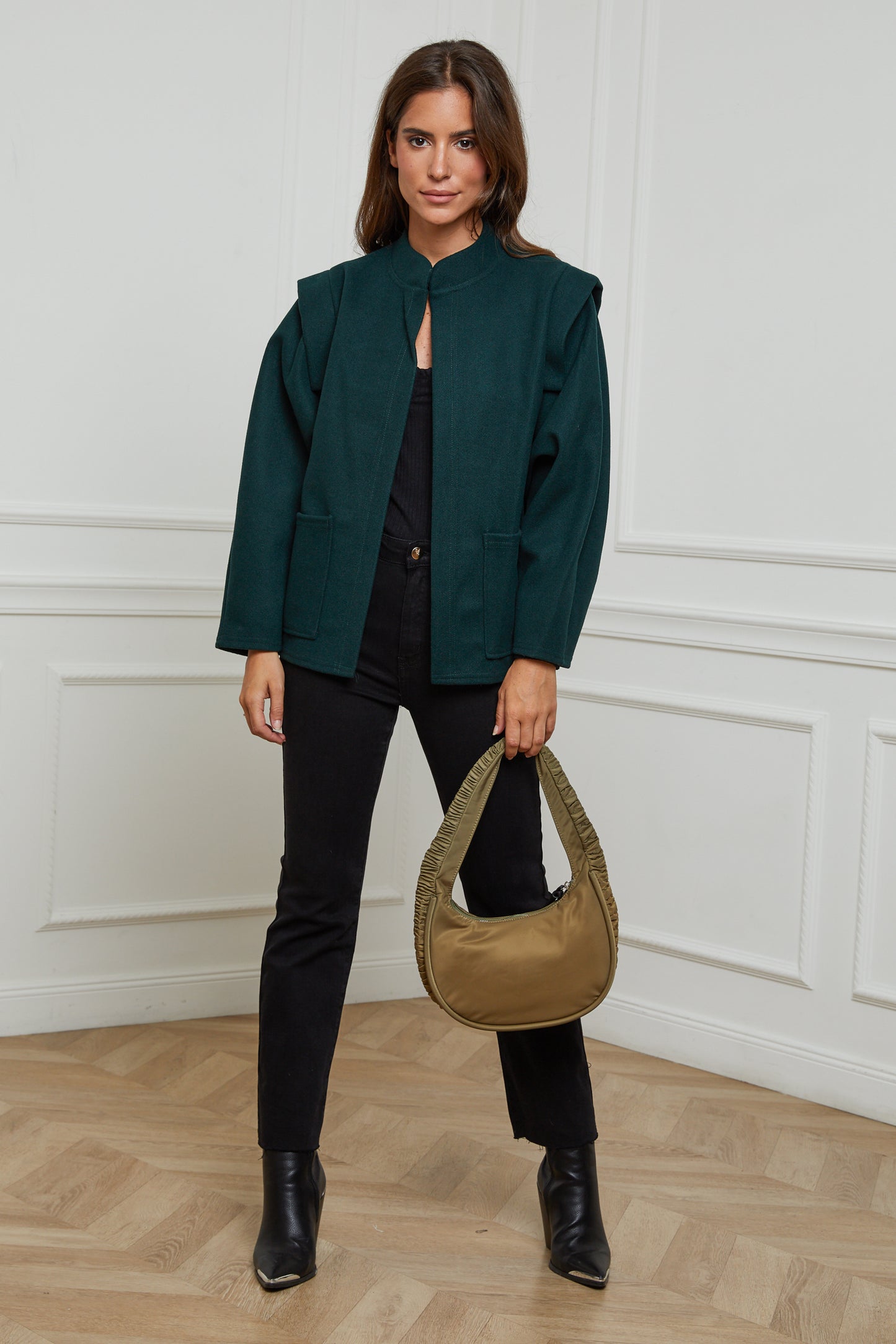 Veste à épaulettes