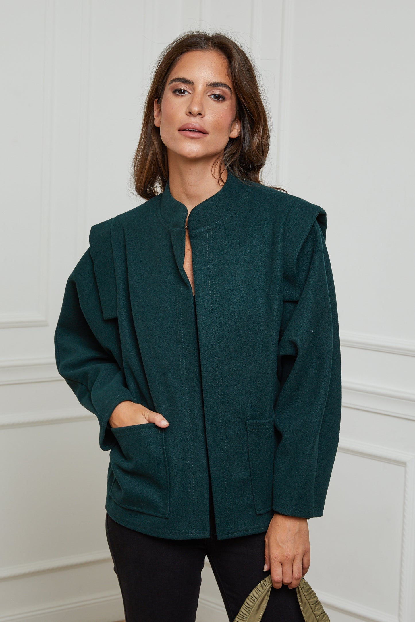 Veste à épaulettes