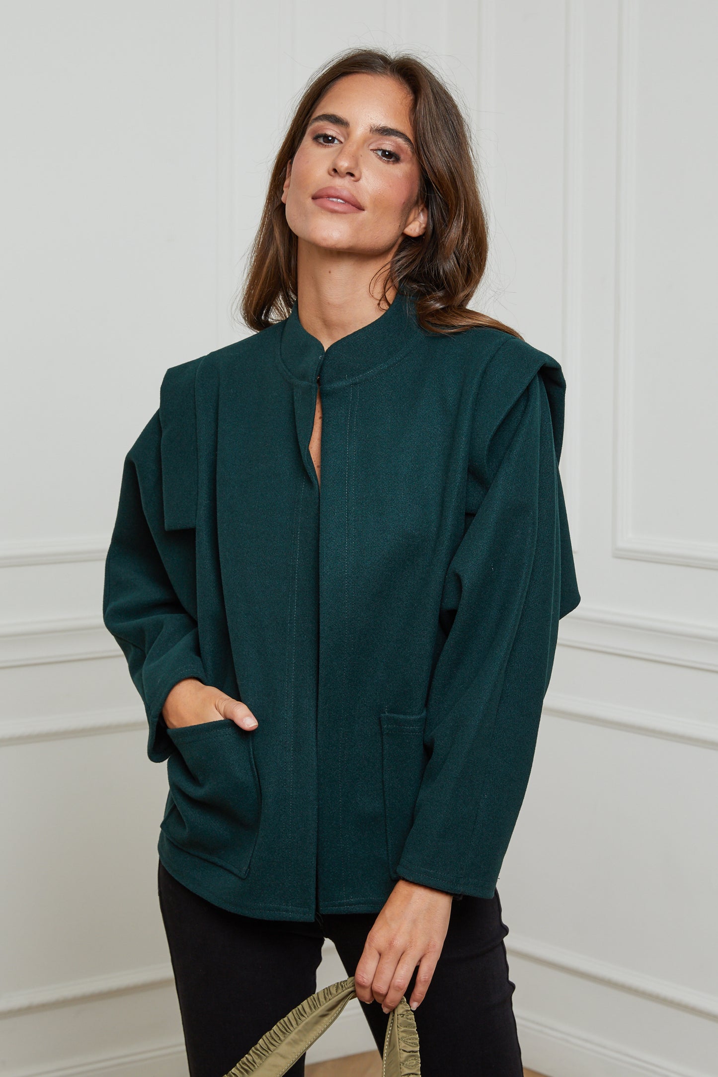 Veste à épaulettes