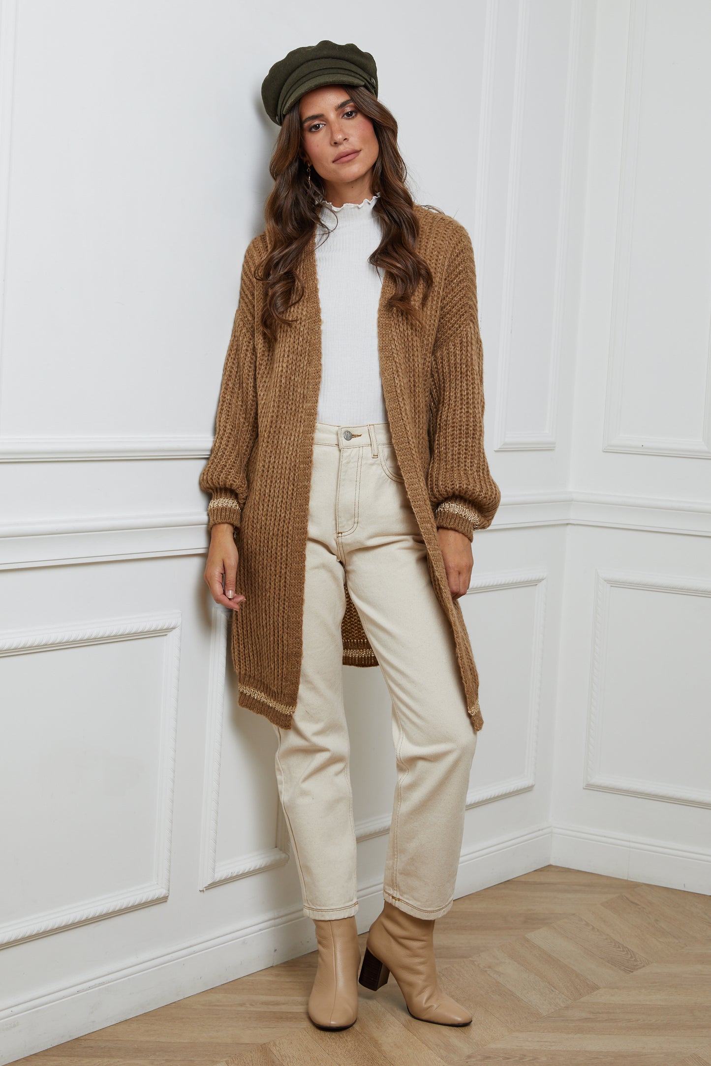 Gilet à Manches Longues avec Poches