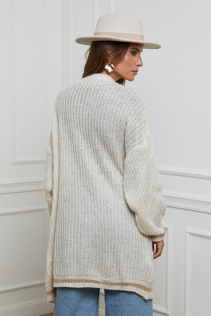 Gilet à Manches Longues avec Poches