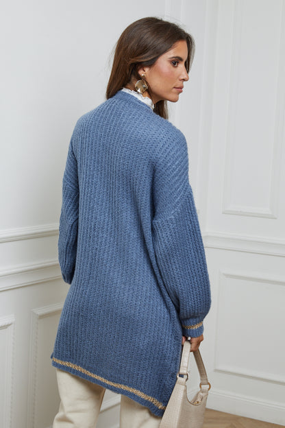 Gilet à Manches Longues avec Poches