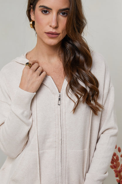 W2319-Pull sweatshirt à capuche
