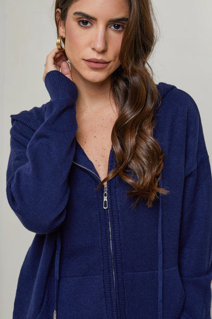 W2319-Pull sweatshirt à capuche