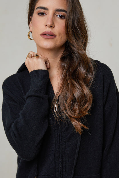 W2319-Pull sweatshirt à capuche